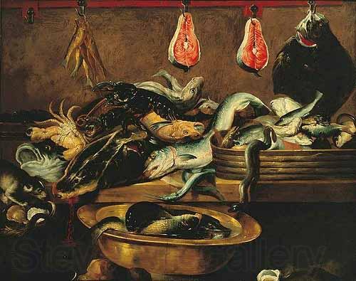 Frans Snyders Fish stall Germany oil painting art
